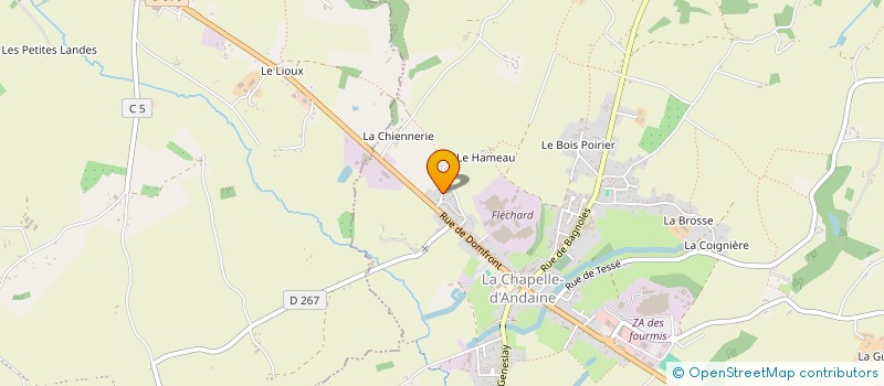 localisation de l'entreprise MONSIEUR KEVIN PENA à JUVIGNY VAL D'ANDAINE
