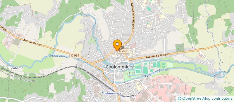 localisation de l'entreprise MONSIEUR KEVIN PENDELLIAU  COULOMMIERS