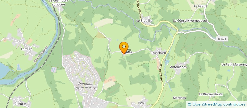 localisation de l'entreprise MONSIEUR KEVIN PERBET  MONISTROL-SUR-LOIRE