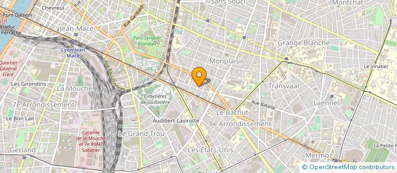 localisation de l'entreprise MONSIEUR KEVIN PERCHEC  LYON