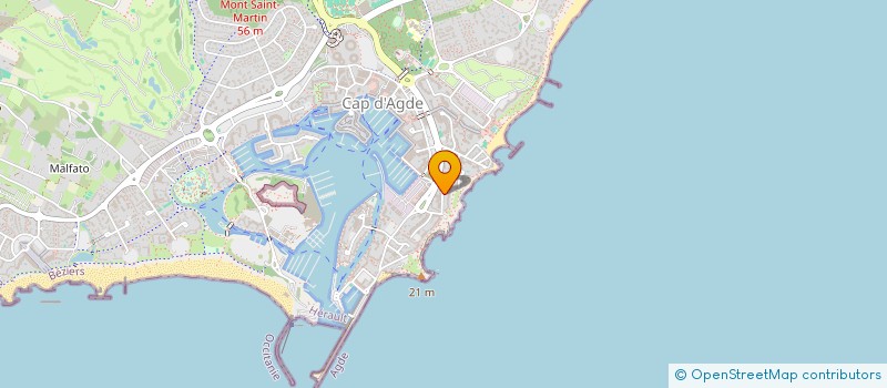 localisation de l'entreprise MONSIEUR KEVIN PEREIRA-BARRADAS  AGDE