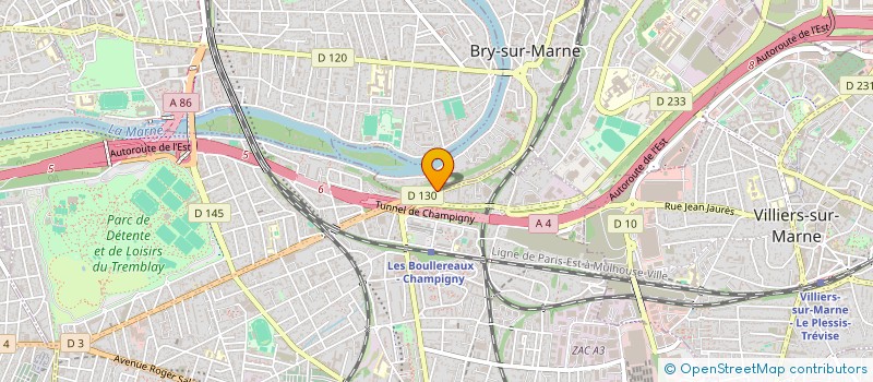 localisation de l'entreprise MONSIEUR KEVIN PEREZ  BRY-SUR-MARNE