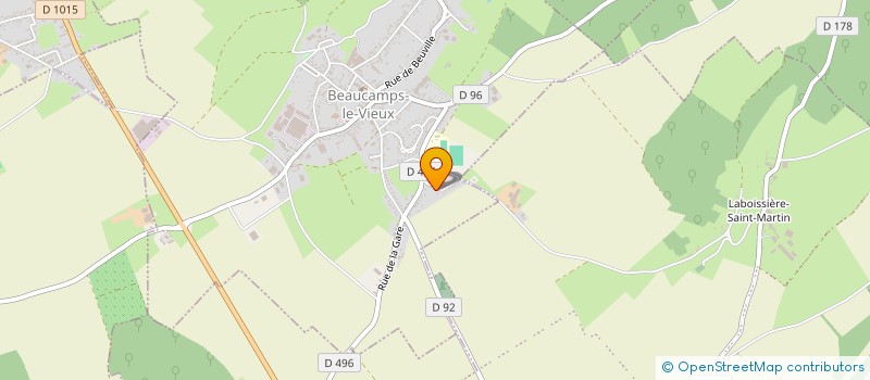 localisation de l'entreprise MONSIEUR KEVIN PERIMONY  BEAUCAMPS-LE-VIEUX