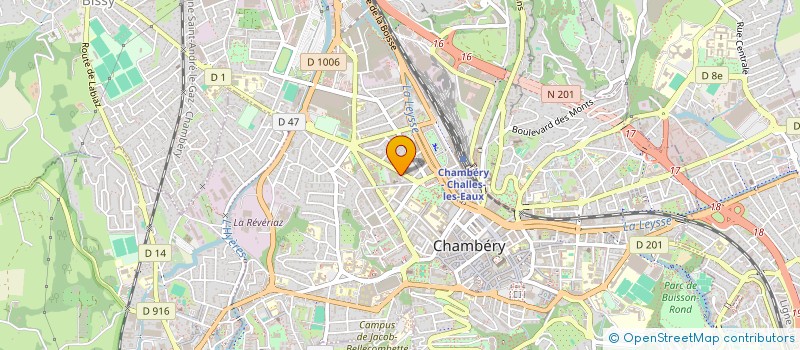 localisation de l'entreprise MONSIEUR KEVIN PERNET DIT ROSSET à CHAMBERY