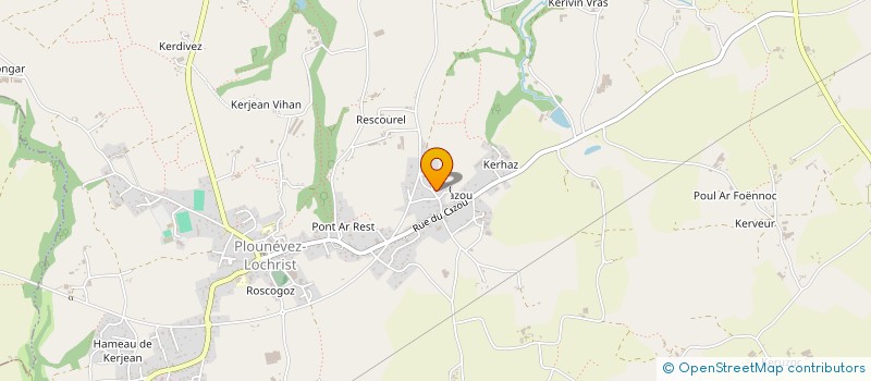 localisation de l'entreprise MONSIEUR KEVIN PERON  PLOUNEVEZ-LOCHRIST