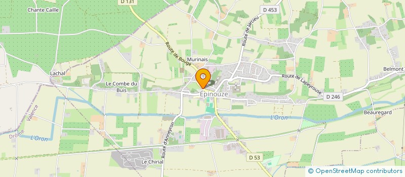 localisation de l'entreprise MONSIEUR KEVIN PERRAULT  EPINOUZE