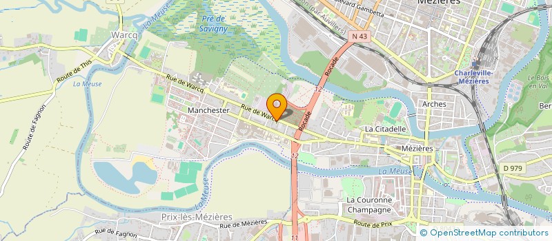 localisation de l'entreprise MONSIEUR KEVIN PERRET  CHARLEVILLE-MEZIERES