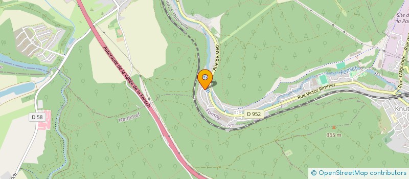 localisation de l'entreprise MONSIEUR KEVIN PERTUY  FONTOY