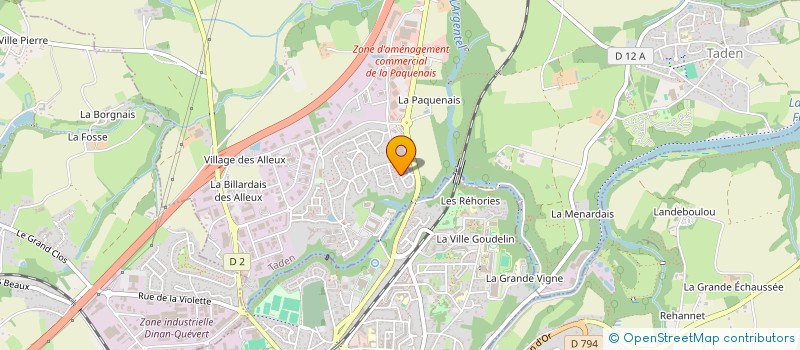 localisation de l'entreprise MONSIEUR KEVIN PESQUEREL  TADEN