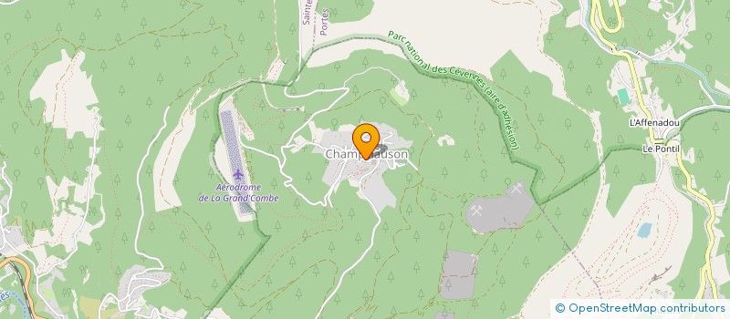 localisation de l'entreprise MONSIEUR KEVIN PESSIN  LA GRAND-COMBE