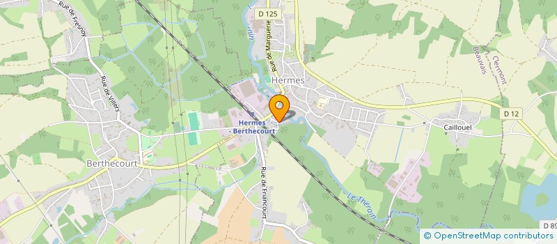 localisation de l'entreprise MONSIEUR KEVIN PETITJEAN  HERMES