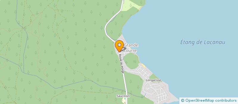 localisation de l'entreprise MONSIEUR KEVIN PEYRE  LACANAU