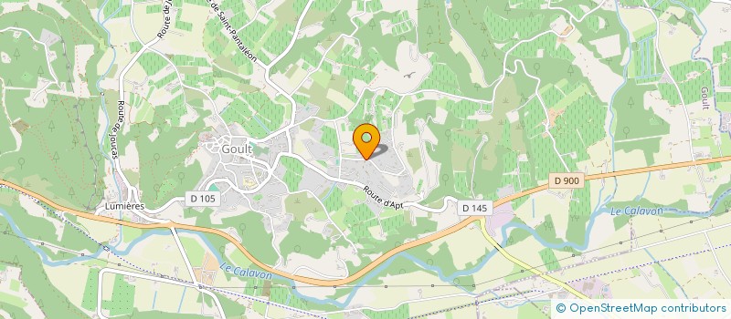 localisation de l'entreprise MONSIEUR KEVIN PEZIERE  GOULT