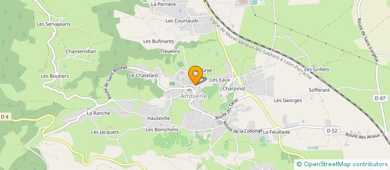 localisation de l'entreprise MONSIEUR KEVIN PHILIPPE  AMBIERLE