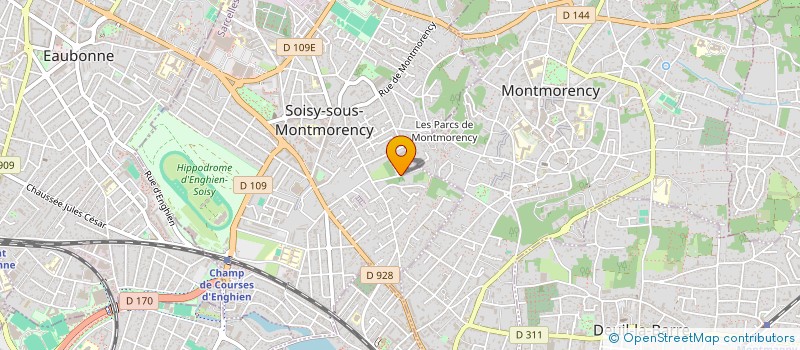 localisation de l'entreprise MONSIEUR KEVIN PHILIPPO  SOISY-SOUS-MONTMORENCY