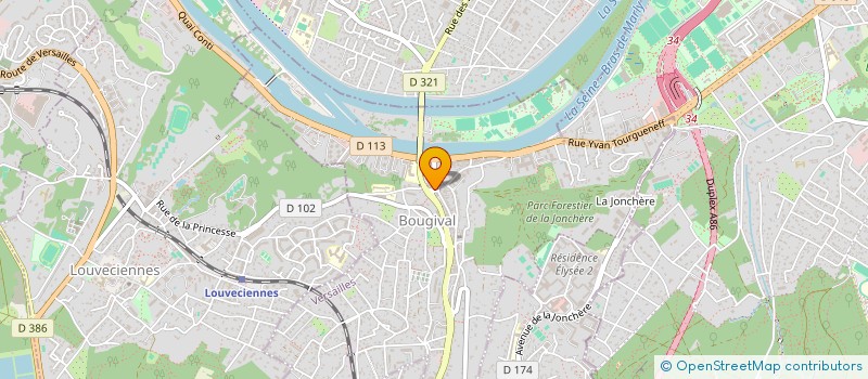 localisation de l'entreprise MONSIEUR KEVIN PICAUD  BOUGIVAL