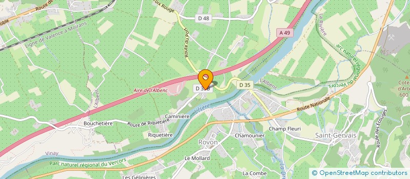 localisation de l'entreprise MONSIEUR KEVIN PICOT  L'ALBENC