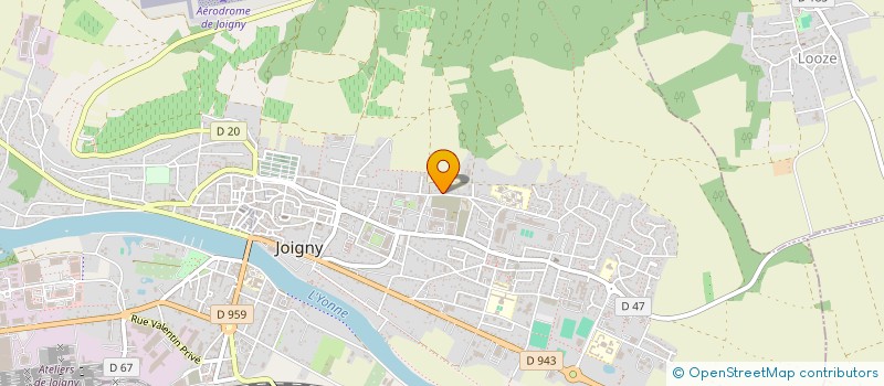 localisation de l'entreprise MONSIEUR KEVIN PIDOFF  JOIGNY