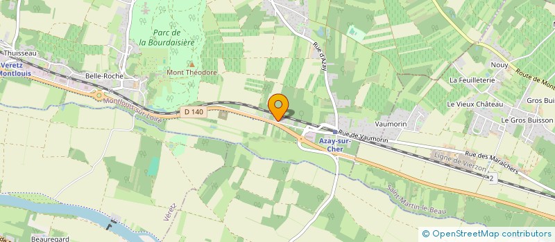 localisation de l'entreprise MONSIEUR KEVIN PIERROT  MONTLOUIS-SUR-LOIRE