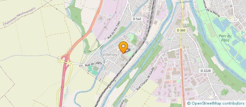 localisation de l'entreprise MONSIEUR KEVIN PIN  VILLENOY