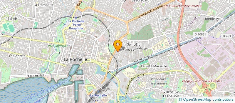 localisation de l'entreprise MONSIEUR KEVIN PINHEIRO à LA ROCHELLE