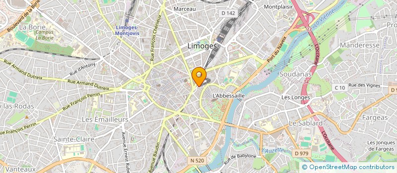 localisation de l'entreprise MONSIEUR KEVIN PINSAULT à LIMOGES
