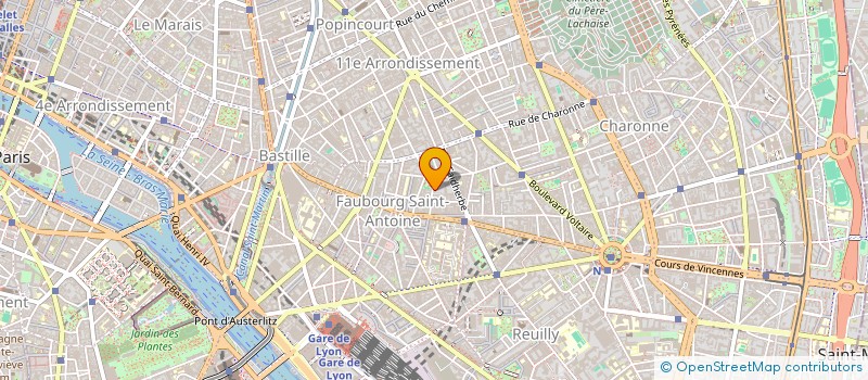 localisation de l'entreprise MONSIEUR KEVIN PINTO  PARIS