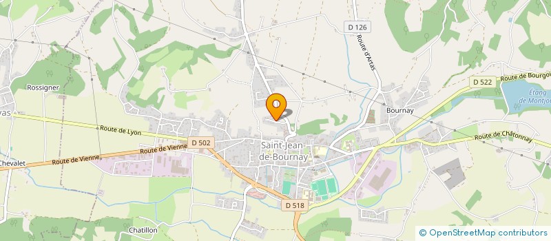 localisation de l'entreprise MONSIEUR KEVIN PIOTET  SAINT-JEAN-DE-BOURNAY