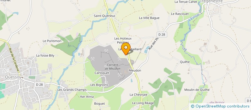 localisation de l'entreprise MONSIEUR KEVIN PIQUET  QUESSOY