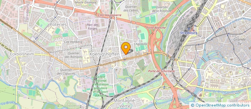 localisation de l'entreprise MONSIEUR KEVIN PIRASTU à STRASBOURG