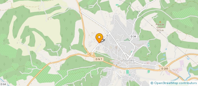 localisation de l'entreprise MONSIEUR KEVIN PIRASTU  TOURVES