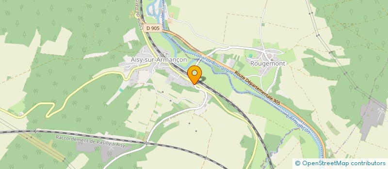 localisation de l'entreprise MONSIEUR KEVIN PLANTAROSE  AISY-SUR-ARMANCON