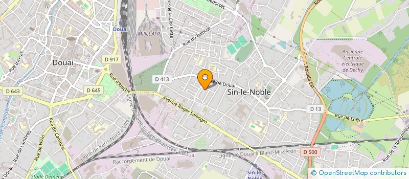 localisation de l'entreprise MONSIEUR KEVIN PLINGUIER à SIN-LE-NOBLE