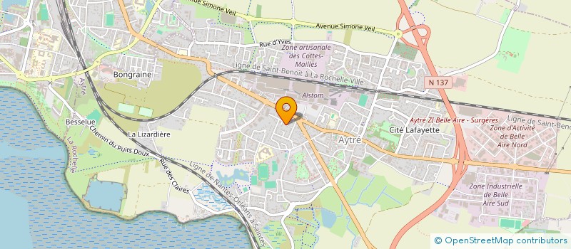 localisation de l'entreprise MONSIEUR KEVIN POCHER  AYTRE