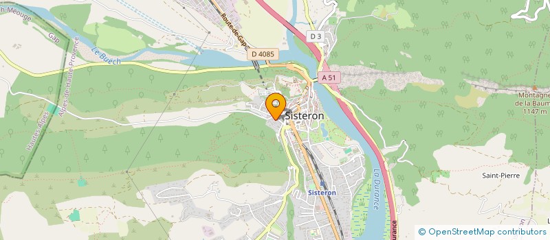 localisation de l'entreprise MONSIEUR KEVIN POIRIER  SISTERON