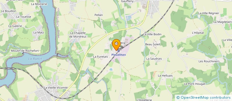 localisation de l'entreprise MONSIEUR KEVIN POMMERET  PLEUDIHEN-SUR-RANCE