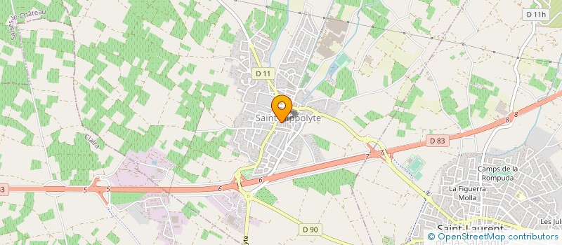 localisation de l'entreprise MONSIEUR KEVIN POMMIER  SAINT-LAURENT-DE-LA-SALANQUE