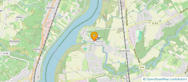 localisation de l'entreprise MONSIEUR KEVIN PONCET  SAINT-ALBAN-DU-RHONE