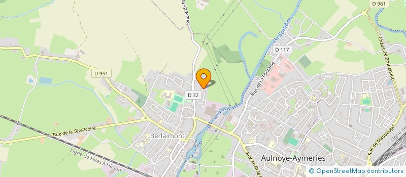 localisation de l'entreprise MONSIEUR KEVIN POPELIER  BERLAIMONT