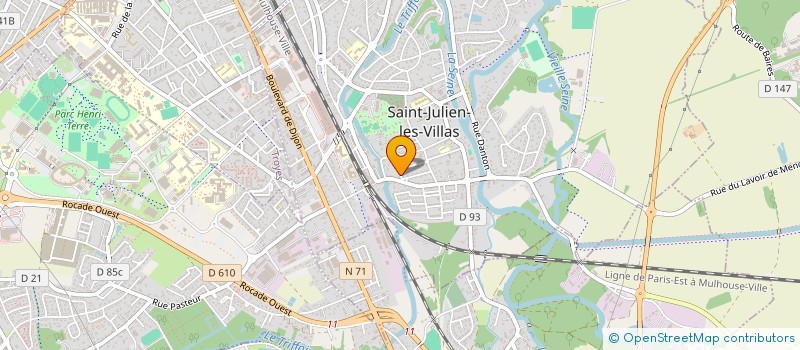 localisation de l'entreprise MONSIEUR KEVIN POPOVIC  SAINT-JULIEN-LES-VILLAS