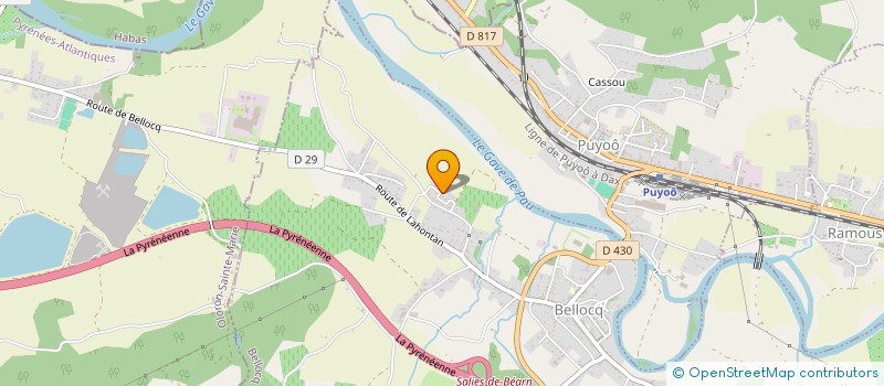 localisation de l'entreprise MONSIEUR KEVIN POPULUS  BELLOCQ