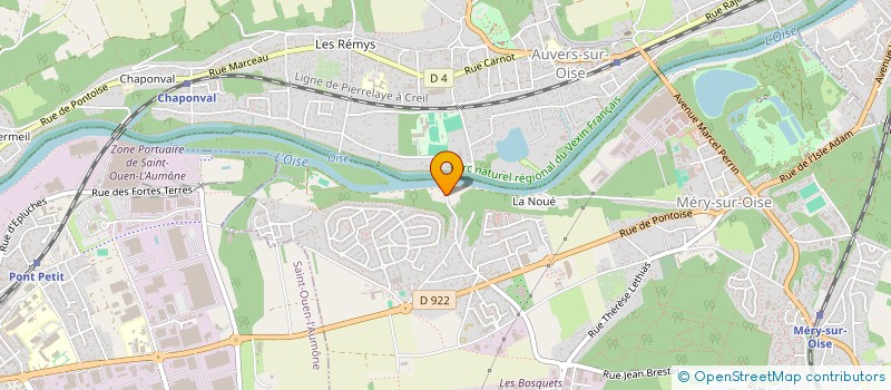 localisation de l'entreprise MONSIEUR KEVIN PORCEL à MERY-SUR-OISE