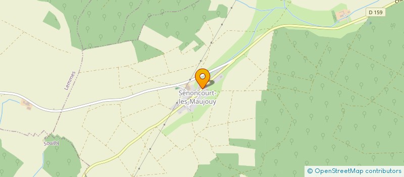 localisation de l'entreprise MONSIEUR KEVIN PORGE à SENONCOURT-LES-MAUJOUY