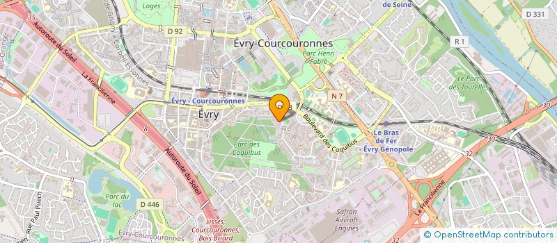 localisation de l'entreprise MONSIEUR KEVIN POTONY-ACCIPE à EVRY-COURCOURONNES