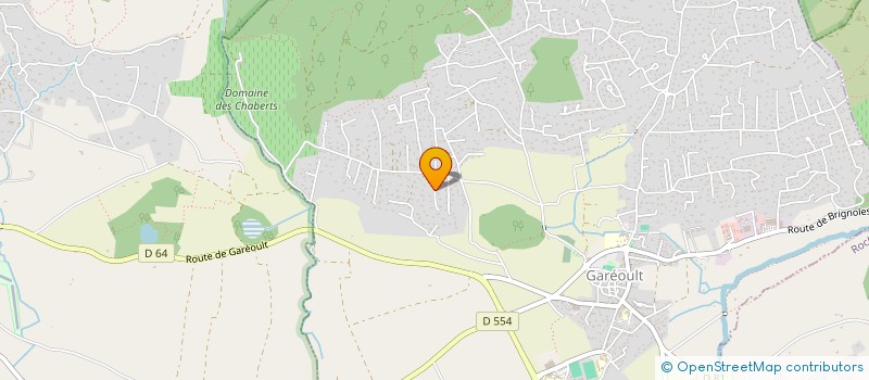 localisation de l'entreprise MONSIEUR KEVIN POUARD  LA ROQUEBRUSSANNE