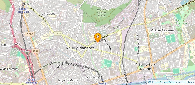 localisation de l'entreprise MONSIEUR KEVIN POUGEADE à NEUILLY PLAISANCE