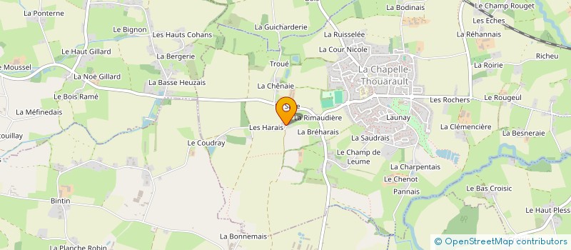 localisation de l'entreprise MONSIEUR KEVIN POULAIN  LA CHAPELLE-THOUARAULT