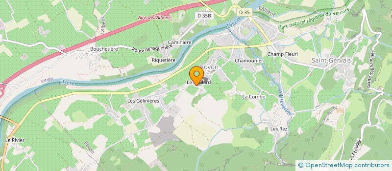 localisation de l'entreprise MONSIEUR KEVIN POUNOT  ROVON