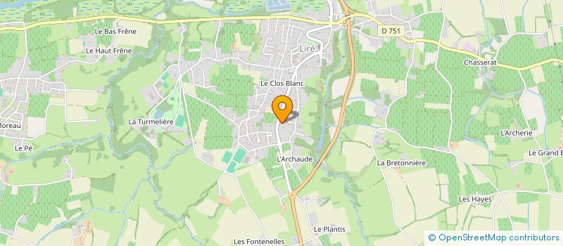 localisation de l'entreprise MONSIEUR KEVIN POURCHET  OREE D'ANJOU