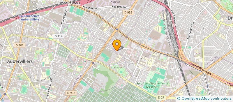 localisation de l'entreprise MONSIEUR KEVIN POVEDA  BOBIGNY